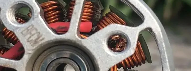 FPV drone motor damaged FPV drone motor damaged